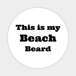 beach beard Magnet